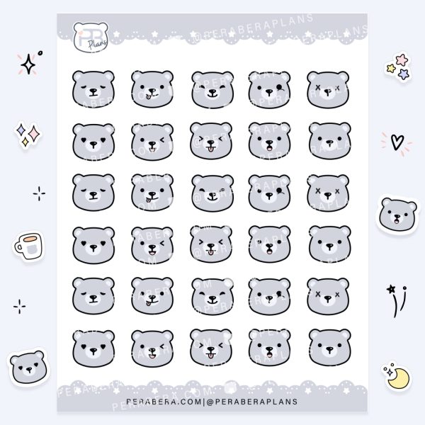 KIT: Cute Functional Planner Stickers - Pink Frill - Image 2