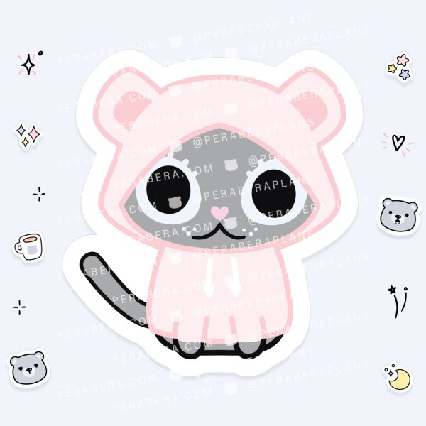 Die Cut: Single Large Stickers - Alli Hoodie