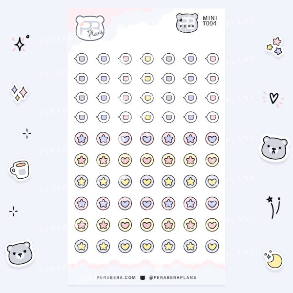 MINI-Functional: Cute Functional Planner Stickers - Speech and Bullets