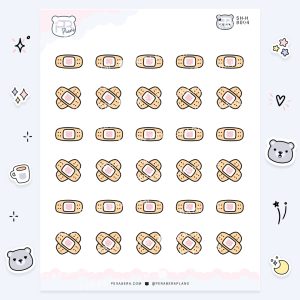 Doodles: Health Planner Stickers - Bandages