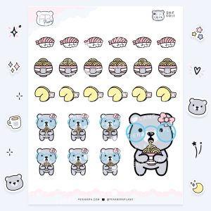 Doodles: Food Planner Stickers - Take - Out