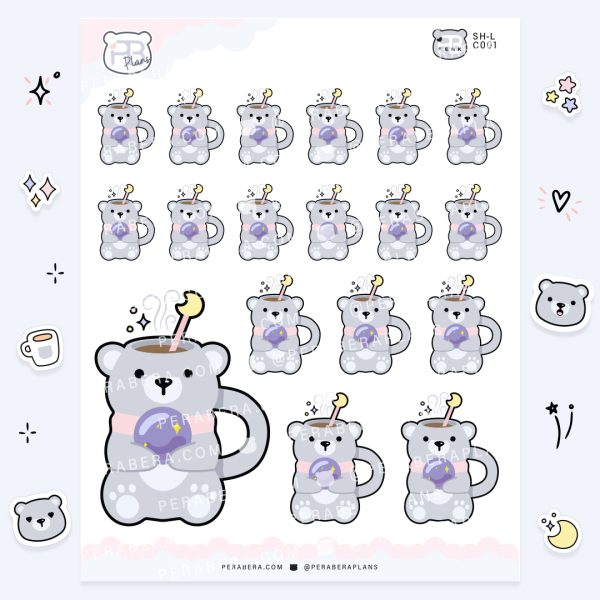 Doodles: Cute Functional Planner Stickers - Magic Mug