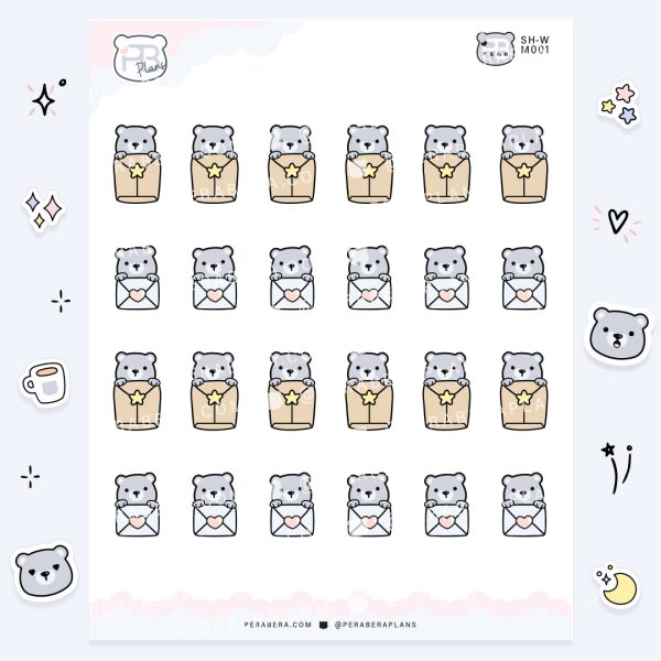 Doodles: Happy Mail Planner Stickers