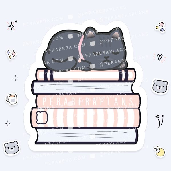 Die Cut: Single Large Stickers - Sleepy Alli Cat Books