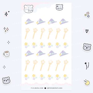 MINI-Doodles Witchy Extras: Cute Calendar Functional Bullet List Stickers