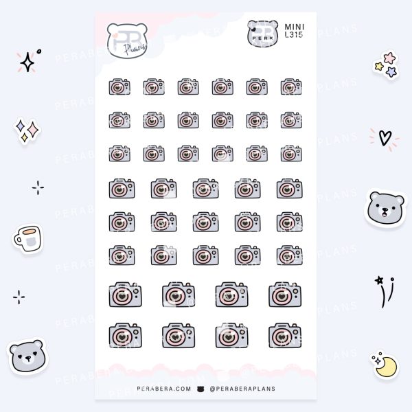 MINI-Doodles Camera: Cute Calendar Functional Bullet List Stickers