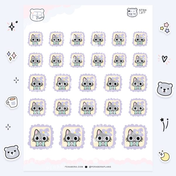 Alli Witch Stamp: Cute Spooky Doodle Sticker Sheet