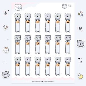 Small Jack-O-Bear: Cute Spooky Notes Labels