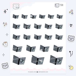 Moon Books: Cute Spooky Doodle Sticker Sheet