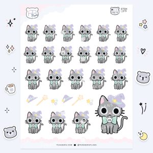 Alli Witch: Cute Spooky Doodle Sticker Sheet