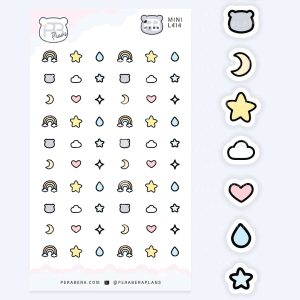 Mini Cute Charm Stickers – Adorable & Creative Journaling Bullets/Dots