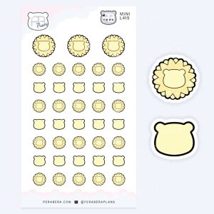 Mini Cute Suns & Bears – Creative Weather Planning Bullets/Dots