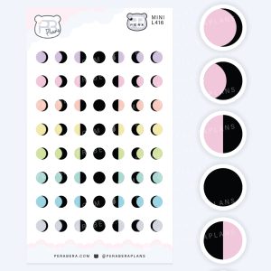 Mini Moon Phase Dots – Creative Weather Planning Bullets/Dots