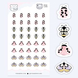 Mini Cottagecore Bug Stickers – Cute Outdoor Nature Icons