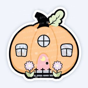 Die Cut: Single Large Stickers - Alli Ghost Cozy Haunted House Planner Stickers