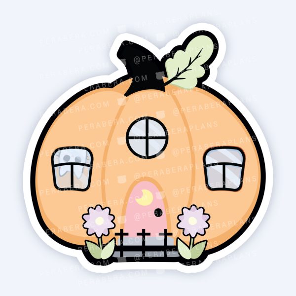 Die Cut: Single Large Stickers - Alli Ghost Cozy Haunted House Planner Stickers