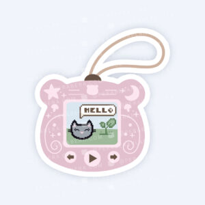 Die Cut: Single Large Stickers - Cute Cottagecore Alli Digital Pet