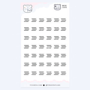 Mini Cute Weather Tracking Stickers – Functional Journal Planner Stickers - Windy