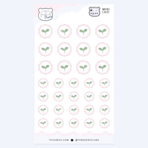 Mini Cute Gardening Seel Stickers