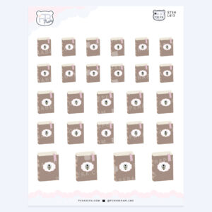 Cottagecore Gardening Bee Book – Outdoor Spring Summer Planner Journaling Stickers